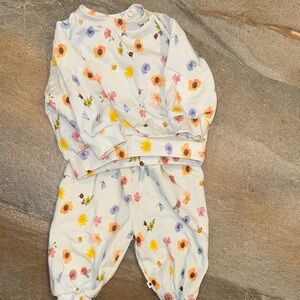 Molo baby Floral sweat suit